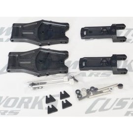 Custom Works R/C CSW3272  Custom Works Adjustable Arm Kit Associated SC10
