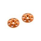 Hudy HUD293561-O  Orange Aluminum Rear Wing Shims (2)