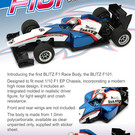 BLITZ BLI60907  F101 Race Body F1