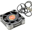 Power Hobby PHBPHF4040BLACK  Black / Silver Aluminum 40x40x10mm Tornado High Speed Fan