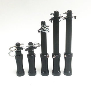 GFRP GFR-1040BK Clip-On Body Posts-Alum. Base/ Delrin Post- Black