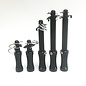 GFRP GFR-1040BK Clip-On Body Posts-Alum. Base/ Delrin Post- Black