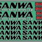 Sanwa SNW107A90531A  Sanwa Decal - Black