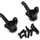 HOT RACING HRATRF2101  Black Aluminum 4-Tec 2.0 Steering Block (2)