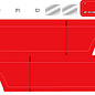 Traxxas TRA8078R  TRX-4 Ford Bronco Decal Sheet (Red)