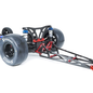 Drag Race Concepts DRC-358-0001  Red Slider Wheelie Bar w/O-Ring Wheels (Mid Motor) for Drag Pak Maxim, DragRace Concepts Slash Drag Pak, Traxxas Slash 2wd