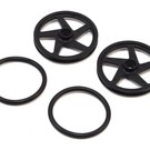 RJ Speed RJS2502  RJ Speed O-Ring Wheels 2 (Black) (2)