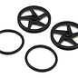 RJ Speed RJS2502  RJ Speed O-Ring Wheels 2 (Black) (2)