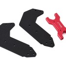 STRC SPTSTR320526R  Red  Limitless Graphite Rear Wing Support