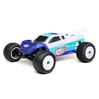 TLR / Team Losi LOS01019T2  Blue / White 1/18 Mini-T 2.0 2WD Stadium Truck Brushless RTR
