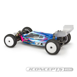 J Concepts JCO0284  P2 - TLR 22 5.0 Elite Body w/ S-Type Wing Clear Body