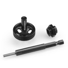 J Concepts JCO2871-2  Black Tire Break-In Drill Adaptor Kit 28712