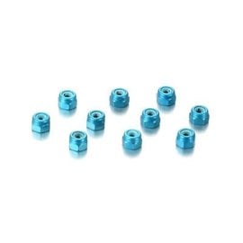 Hudy HUD296530-B  Blue Aluminum 3mm Wheel Nuts (10)