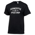 J Concepts JCO2873XXL  Black JConcepts Speed Shop T-Shirt (2XL)