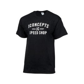 J Concepts JCO2873XXL  Black JConcepts Speed Shop T-Shirt (2XL)
