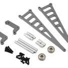 STRC SPTSTC71071GM  Gun Metal DR10 Aluminum Wheelie Bar Kit