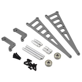 STRC SPTSTC71071GM  Gun Metal DR10 Aluminum Wheelie Bar Kit