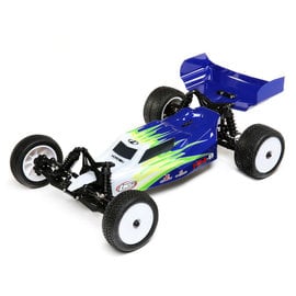 TLR / Team Losi LOS01016T1  Blue/White  Mini-B, Brushed, RTR: 1/16 2WD Buggy