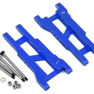 STRC SPTST3655XB  Blue Aluminum Rear Suspension Arms w/Locknut Hinge Pins (2)
