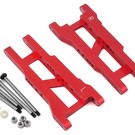 STRC SPTST3655XR  Red Aluminum Rear Suspension Arms w/Locknut Hinge Pins (2)