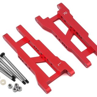 STRC SPTST3655XR  Red Aluminum Rear Suspension Arms w/Locknut Hinge Pins (2)