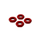 Arrma AR310906  Red Aluminum 17mm Wheel Nuts (4)