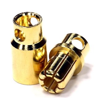 Integy C24671  HC Gold Plated 8mm Bullet Male & Female Connector Set