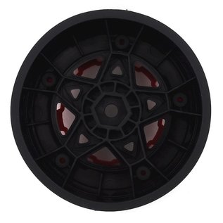 J Concepts JCO3391BR  Black Red Tremor 12mm Hex SC BL Wheels (2) Slash