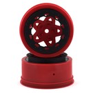 J Concepts JCO3391RB  Red Black Tremor 12mm Hex SC BL Wheels (2) Slash