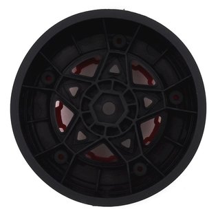 J Concepts JCO3390BR  Black Red Tremor Narrow 12mm Hex SC BL Wheels (2) Slash