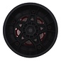 J Concepts JCO3390BR  Black Red Tremor Narrow 12mm Hex SC BL Wheels (2) Slash