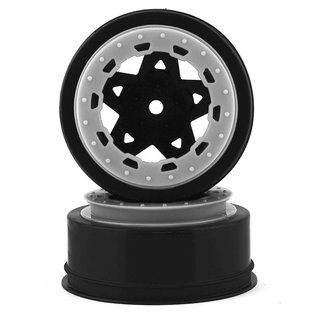 J Concepts JCO3390BW  Black White Tremor Narrow SC BL Wheels (2) Slash