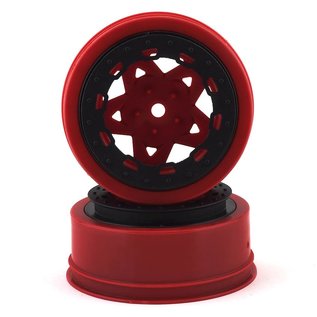 J Concepts JCO3390RB  Red Black Tremor Narrow SC BL Wheels (2) Slash