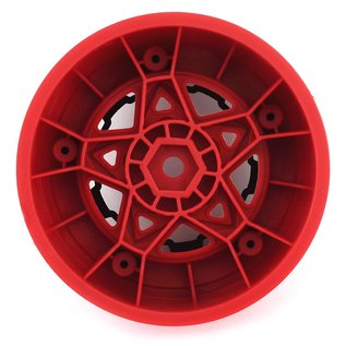 J Concepts JCO3390RB  Red Black Tremor Narrow 12mm Hex SC BL Wheels (2) Slash