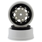 J Concepts JCO3390WB  White Black Tremor Narrow SC BL Wheels (2) Slash