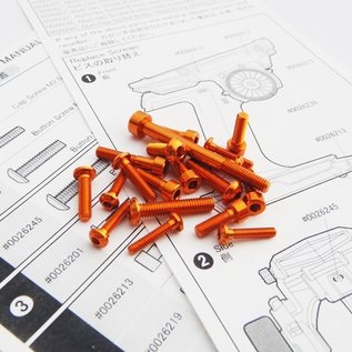 Hiro Seiko 48410  Hiro Seiko Orange M17 Light Weight Screw Set