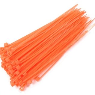 Integy C23386FLUORESCORANGE  Plastic Tie Wrap / Cable Tie (100)