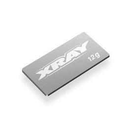 Xray XRA306551  Xray Pure Tungsten Chassis Weight 12g