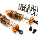 Integy C28474ORANGE  Orange 90mm Front Big Bore Shocks (2) Stampede Rustler Slash
