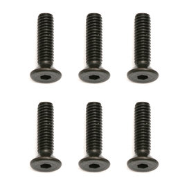 Team Associated ASC31350   Screws, M2.5x10 mm FHCS  (6)