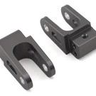 Drag Race Concepts DRC-359-0003  Grey Slider Wheelie Bar Wheel Holders (2)