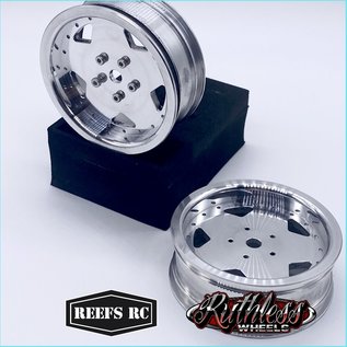 Reefs SEHREEFS81  Tidal Beadlock Drag Wheels w/ Rings and Hardware (4pcs)