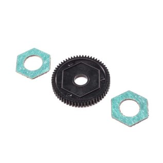 TLR / Team Losi LOS212016  Spur Gear with Slipper Pads, 60T 0.5M: Mini-T 2.0