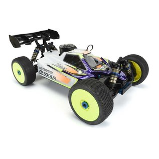 Proline Racing PRO3554-00  Clear Body, Axis: Associated RC8B3.2 & RC8B3.2e with LCG Battery