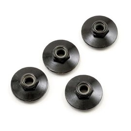 HPI HPIZ680  Flanged Locknut 5X8mm Black (4)