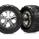 Traxxas TRA3669  Talon Tire on All-Star Chrome Front 2.8" (2)