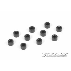 Xray XRA303127-K  Black Aluminum Shim 3x6x4mm (10)  303127K