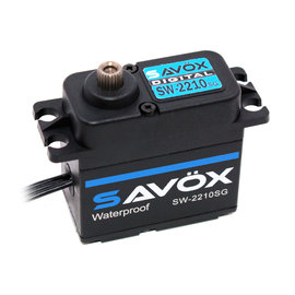 Savox SAVSW2210SG-BE  Waterproof Premium, HV, Brushless, Digital Servo - Black Edition 2210