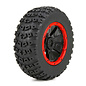 TLR / Team Losi LOS45004  1/5 Left & Right Front/Rear 4.75 Pre-Mounted Tires, 24mm Hex (2): DB XL