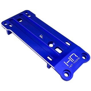 HOT RACING HRAXMX08M06  Blue Aluminum Front Pin Mount Tie Bar for Traxxas X-MAXX